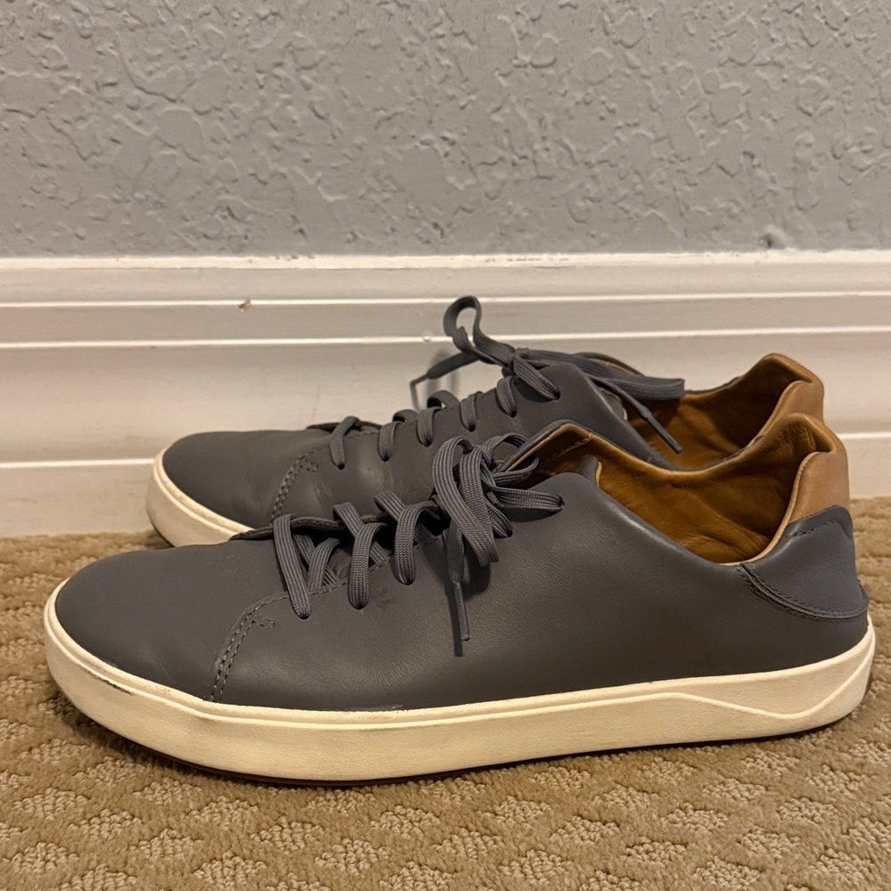 Olukai Lae'Ahi Li 'Ili Men’s Shoes Size 11 Stone